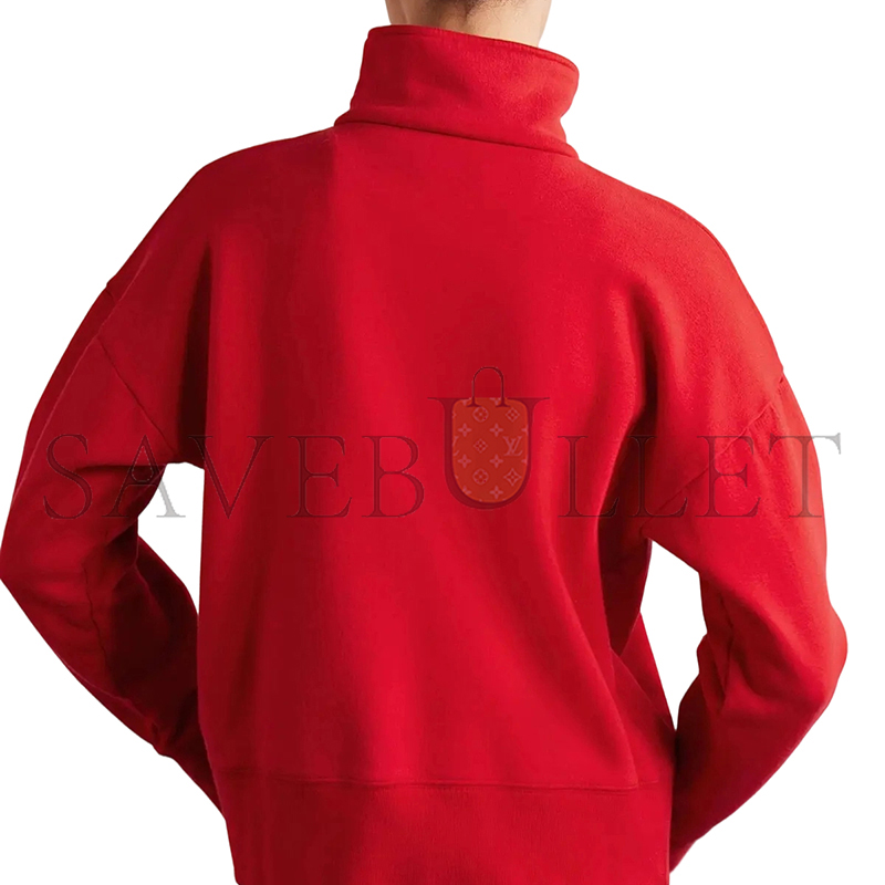 THE ROW HALF-ZIP HOODIE